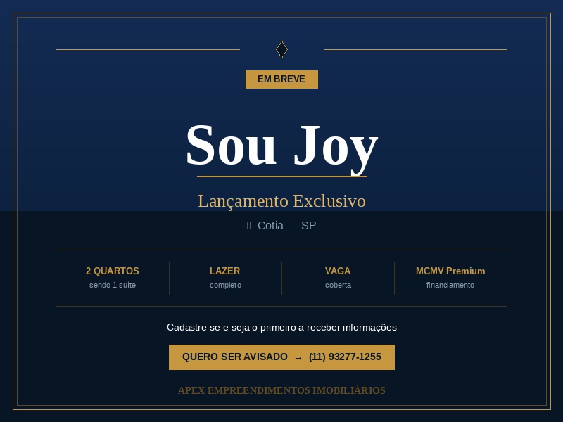 Sou Joy — Em Breve